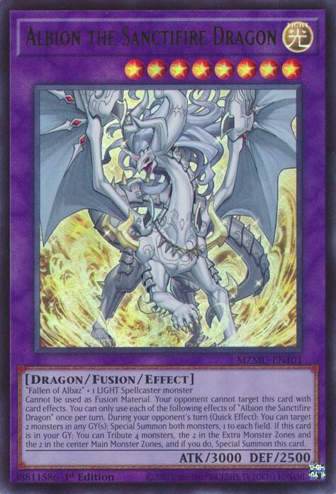 Albion the Sanctifire Dragon card image