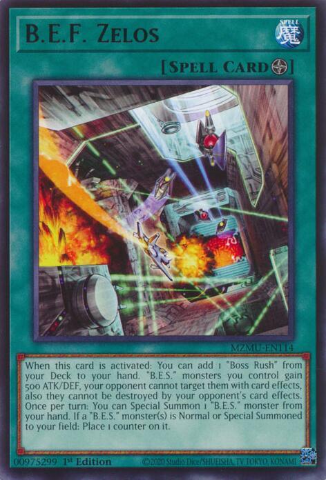 B.E.F. Zelos card image