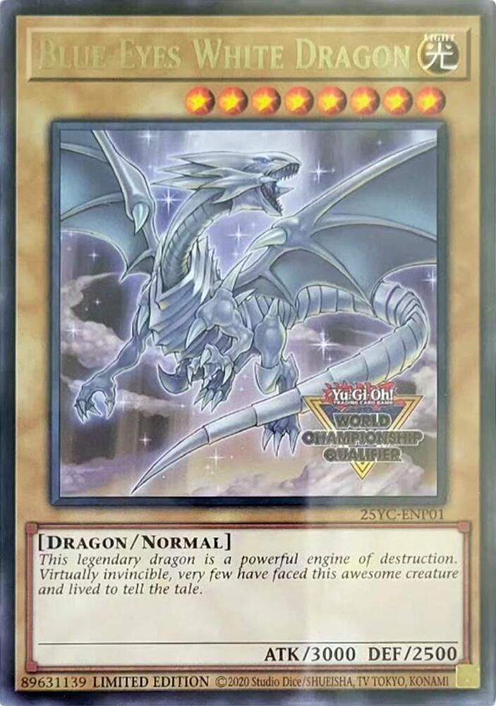 Blue-Eyes White Dragon (World Championship Qualifier) card image