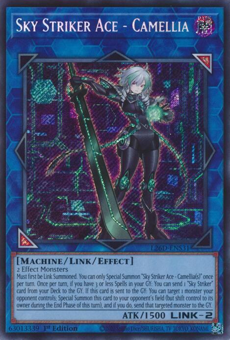 Sky Striker Ace - Camellia (Secret Rare) card image