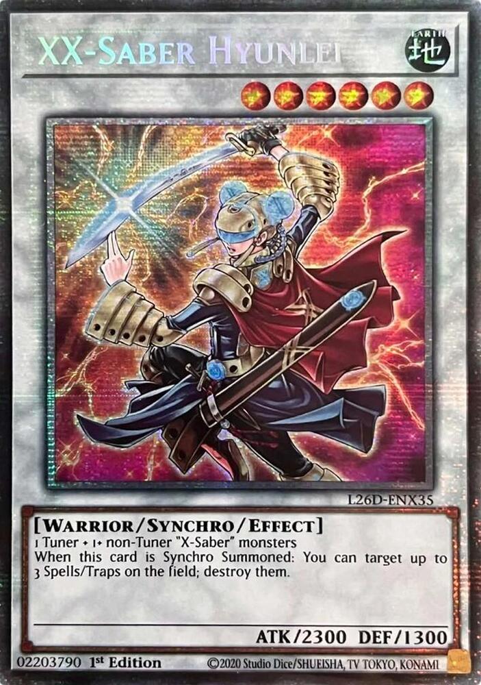 XX-Saber Hyunlei (Starlight Rare) card image