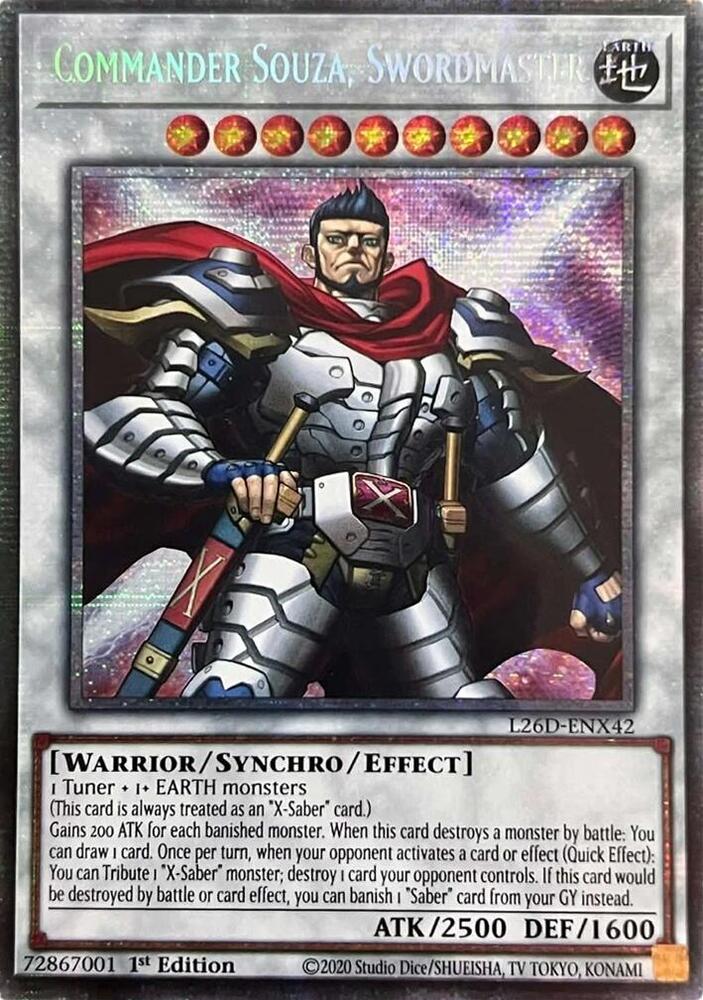 Commander Souza, Swordmaster (Starlight Rare) card image
