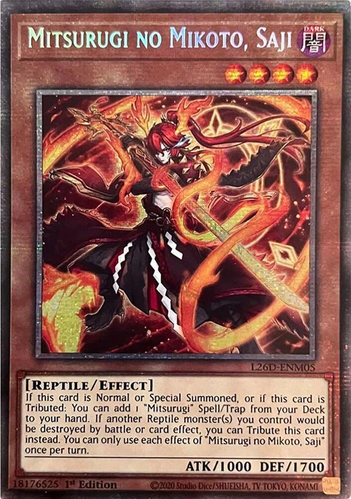 Mitsurugi no Mikoto, Saji (Starlight Rare) card image