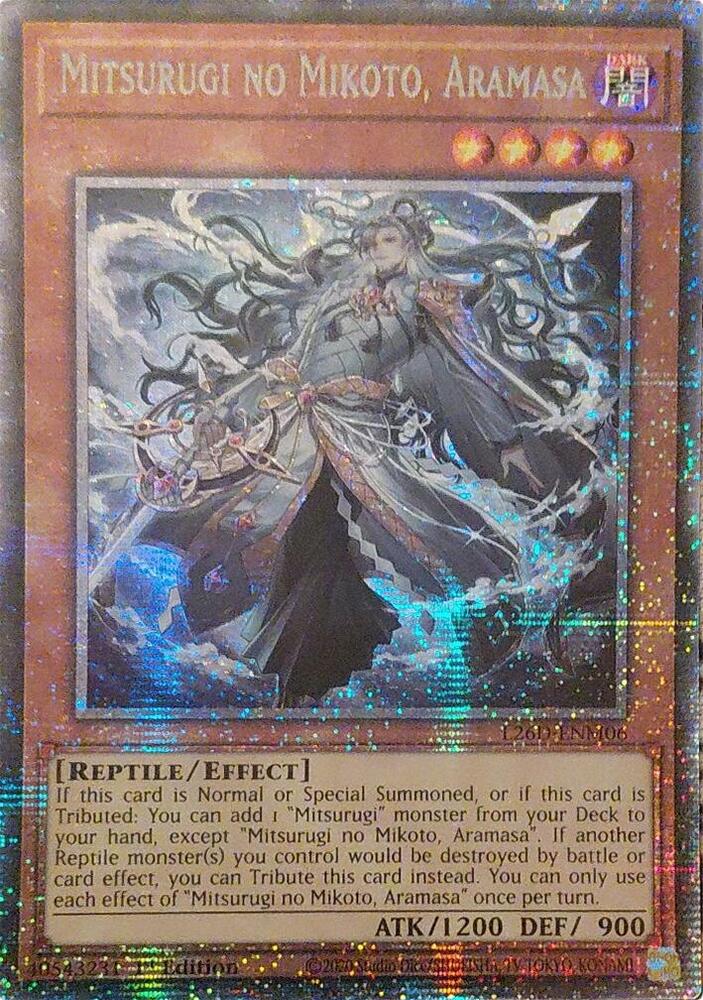 Mitsurugi no Mikoto, Aramasa (Starlight Rare) card image