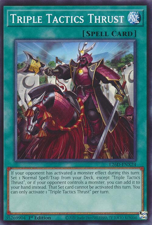 Triple Tactics Thrust - L26D-ENX24 card image