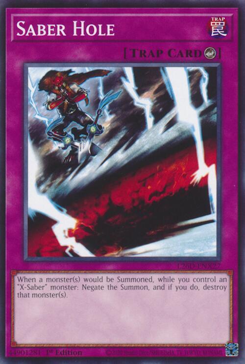 Saber Hole card image
