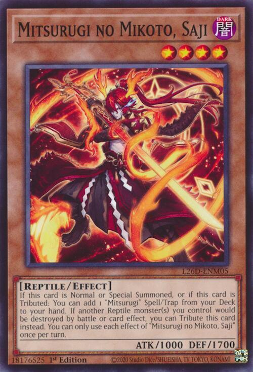 Mitsurugi no Mikoto, Saji card image