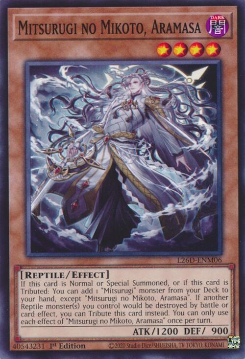 Mitsurugi no Mikoto, Aramasa card image