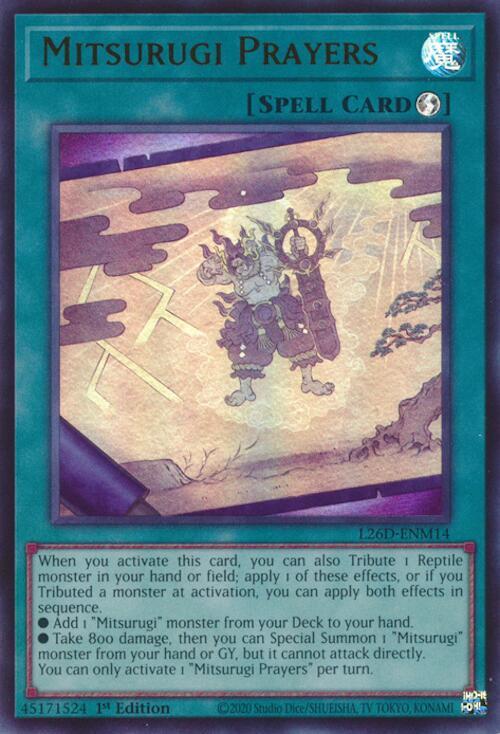 Mitsurugi Prayers (Ultra Rare) card image