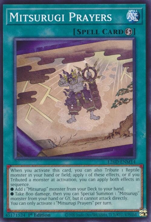 Mitsurugi Prayers card image