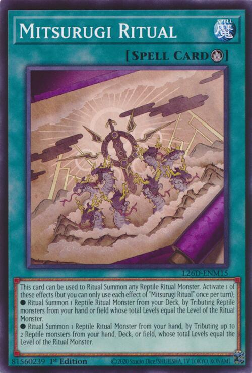 Mitsurugi Ritual card image