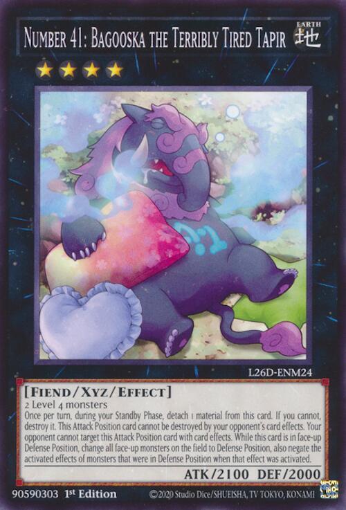 Number 41: Bagooska the Terribly Tired Tapir card image