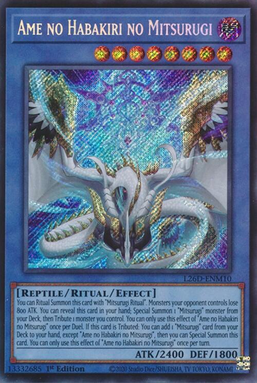 Ame no Habakiri no Mitsurugi (Secret Rare) card image