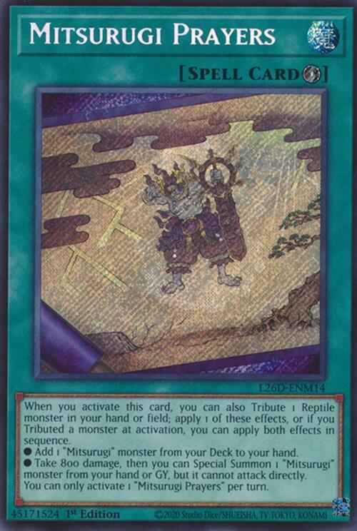 Mitsurugi Prayers (Secret Rare) card image