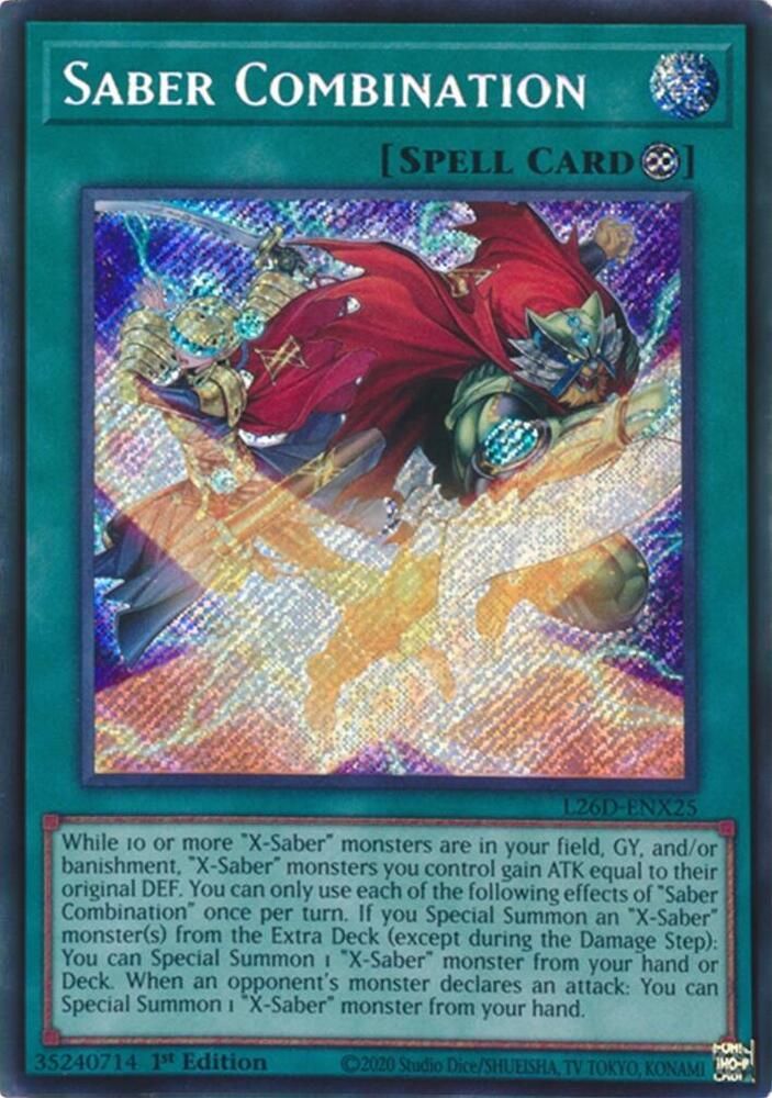 Saber Combination (Secret Rare) card image