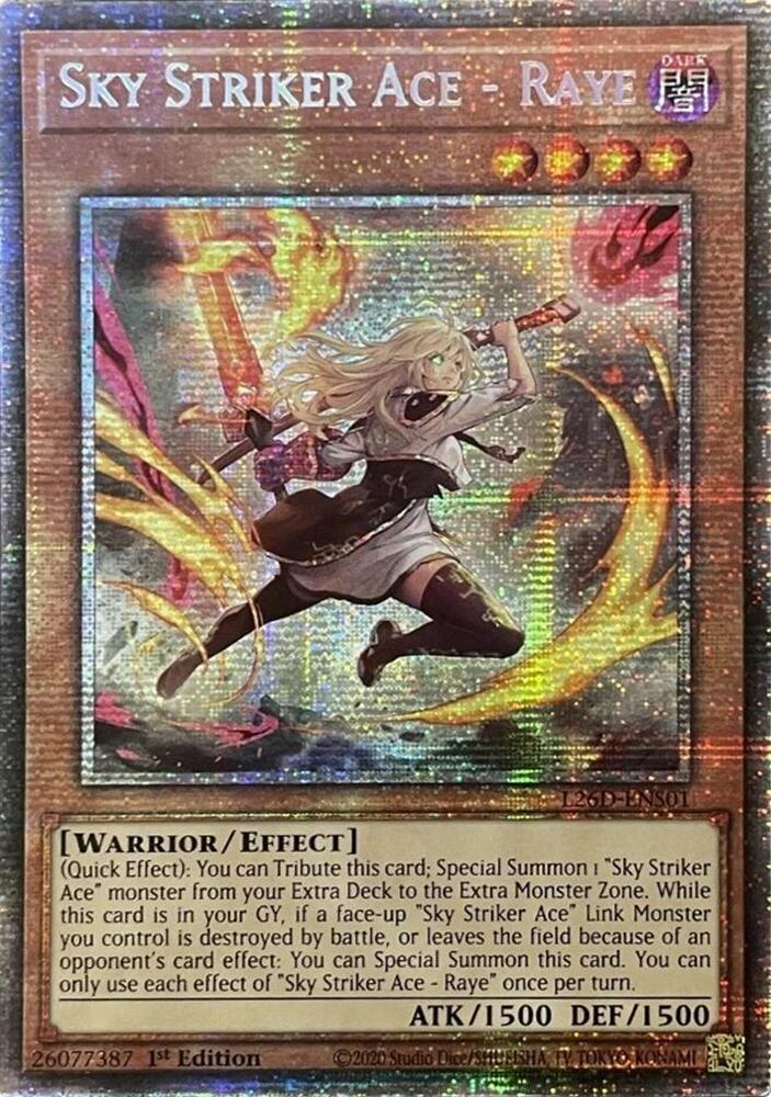Sky Striker Ace - Raye (Alternate Art) (Starlight Rare) card image