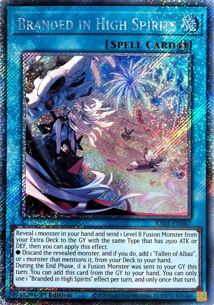 Branded in High Spirits (Platinum Secret Rare) card image