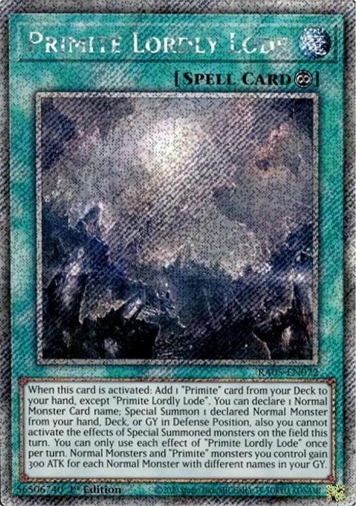 Primite Lordly Lode (Platinum Secret Rare) card image