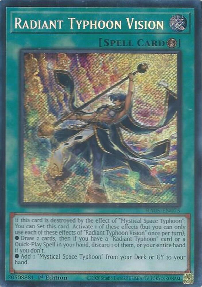 Radiant Typhoon Vision (Secret Rare) card image