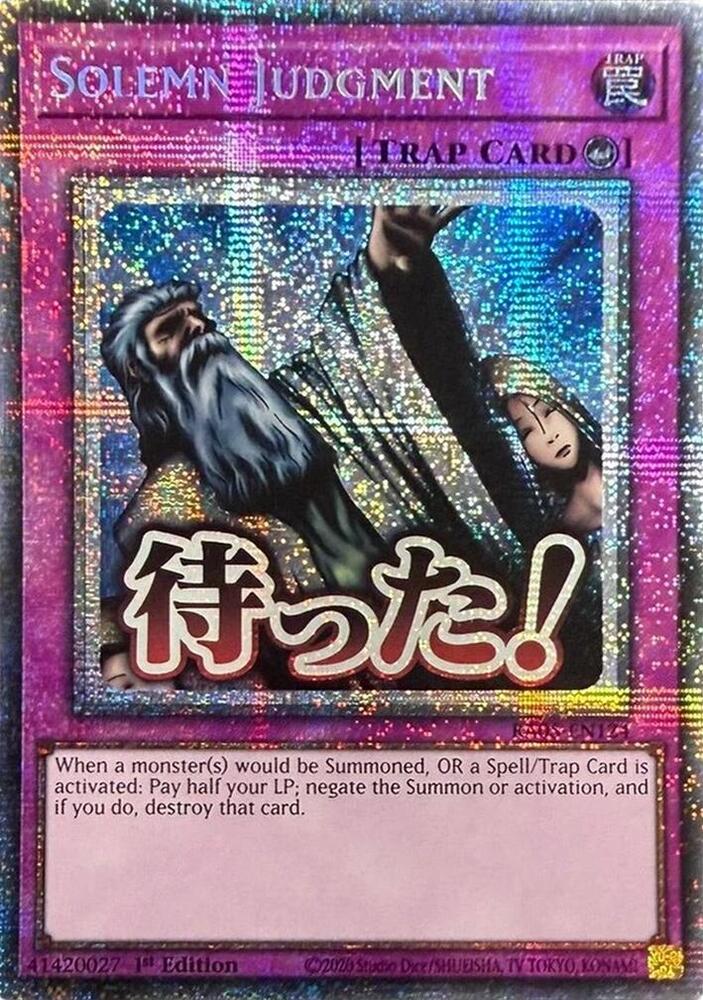 Solemn Judgment (Starlight Rare) card image