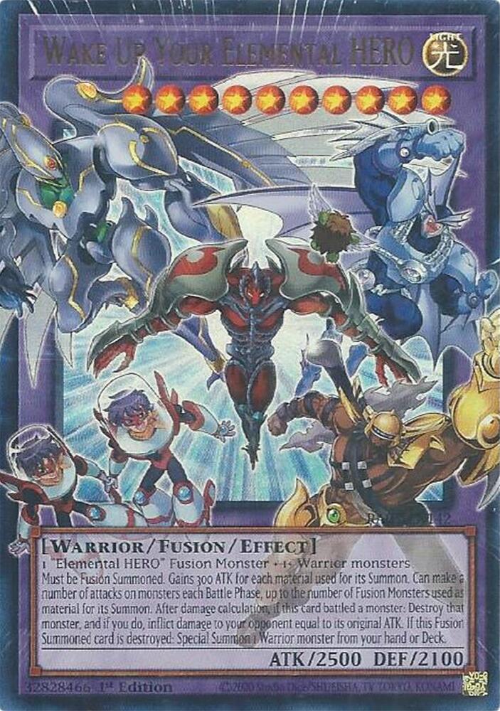 Wake Up Your Elemental HERO card image