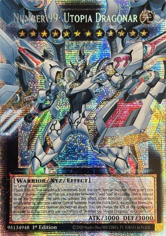 Number 99: Utopia Dragonar (Starlight Rare) card image