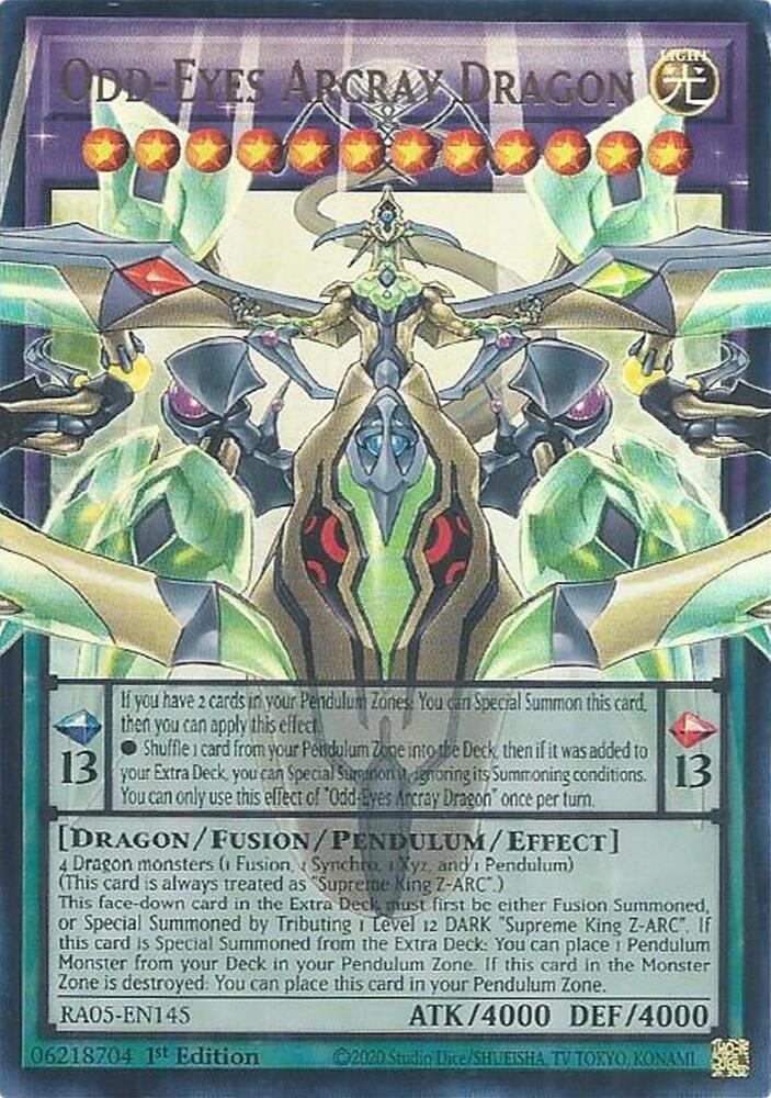 Odd-Eyes Arcray Dragon card image