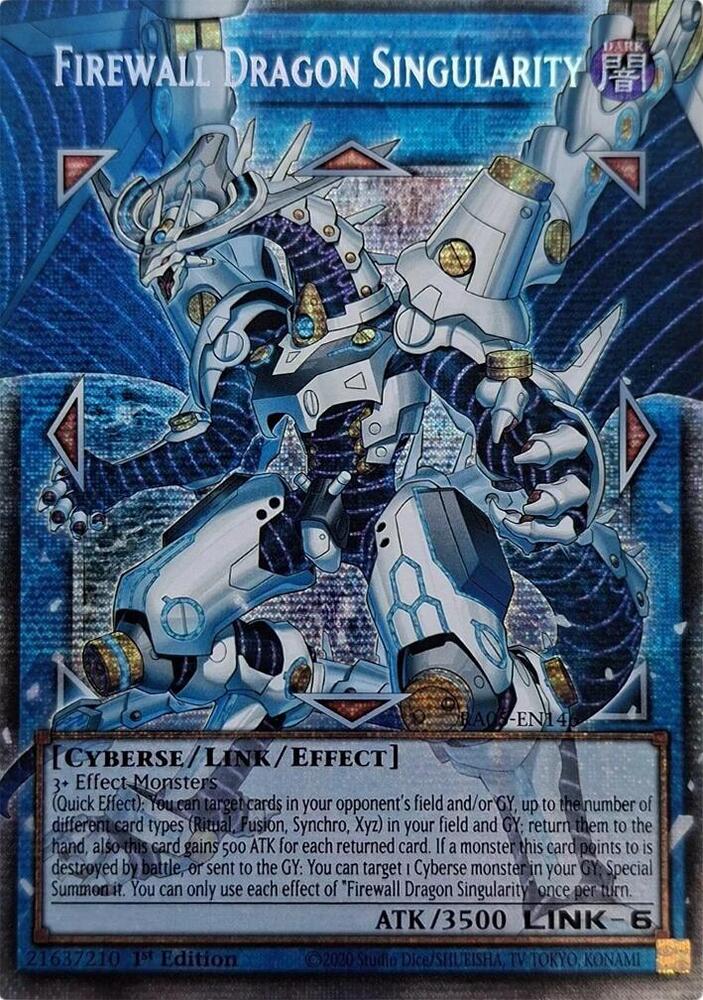 Firewall Dragon Singularity (Starlight Rare) card image