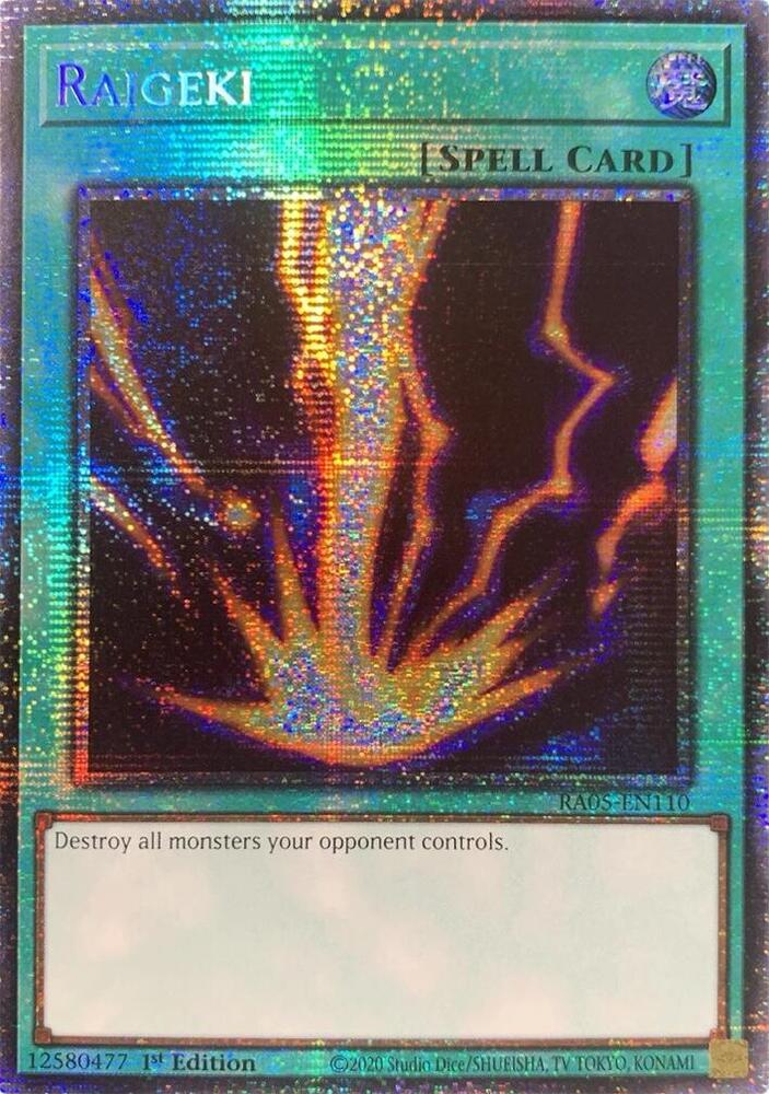 Raigeki (Starlight Rare) card image