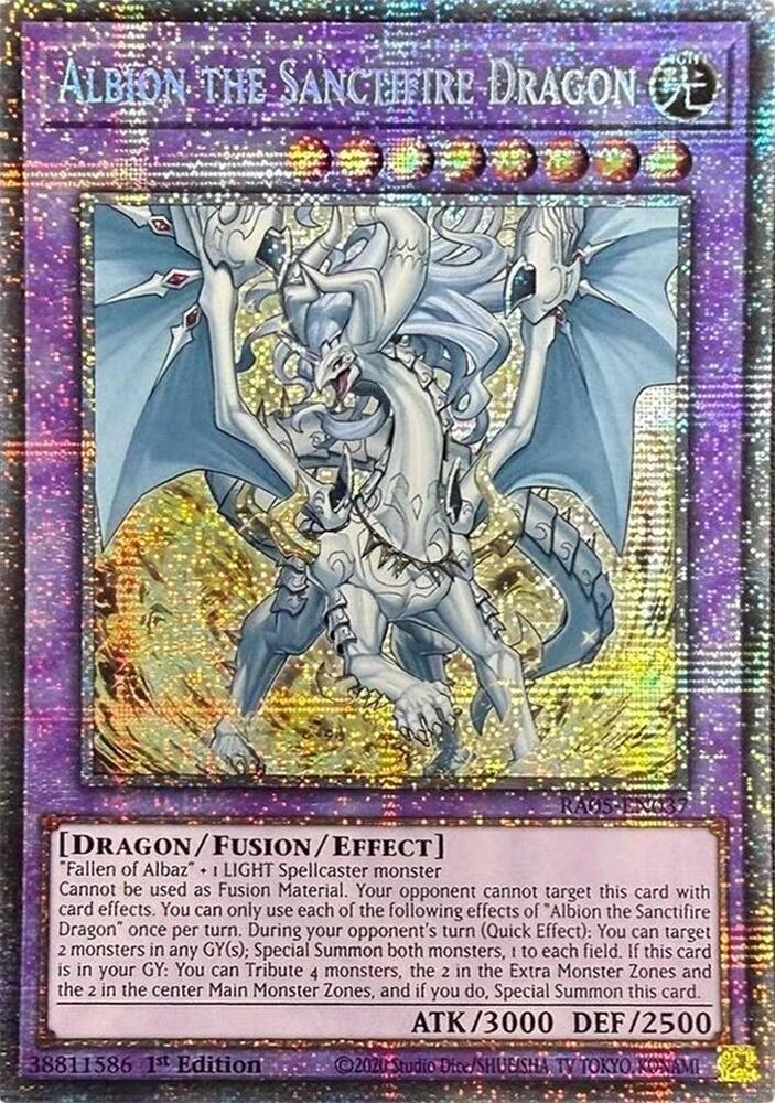 Albion the Sanctifire Dragon (Starlight Rare) card image