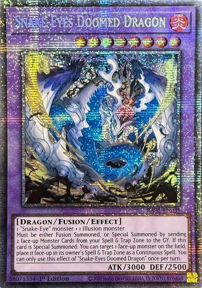 Snake-Eyes Doomed Dragon (Starlight Rare) card image