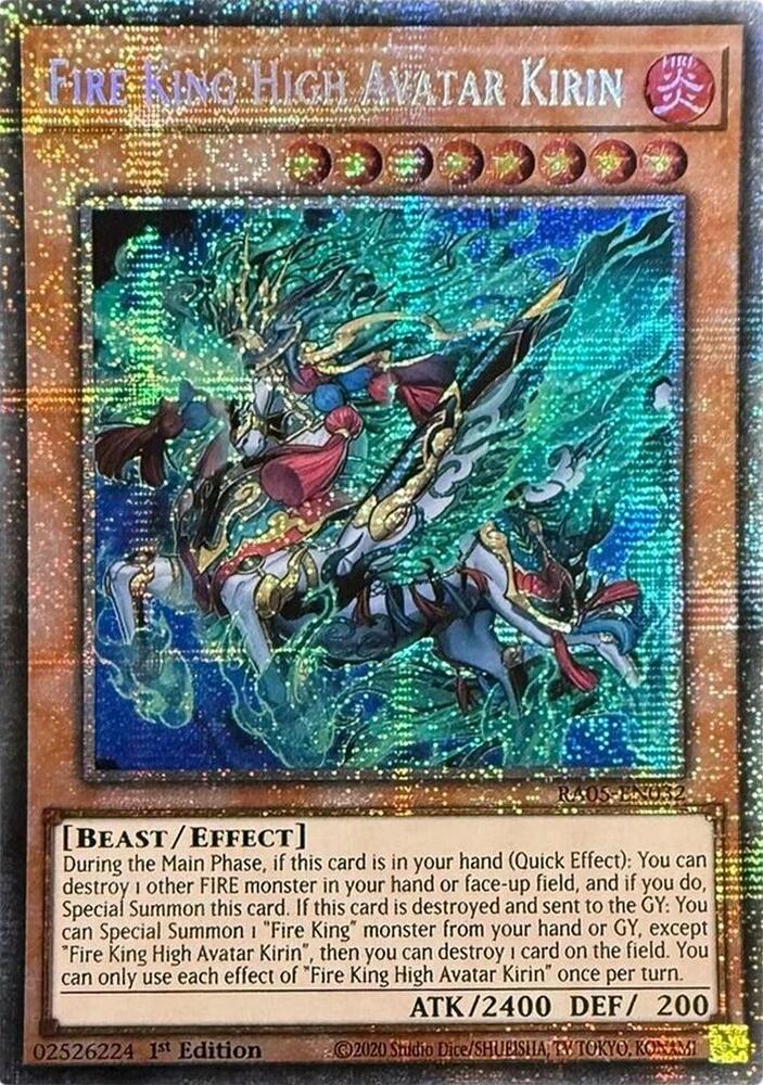 Fire King High Avatar Kirin (Starlight Rare) card image