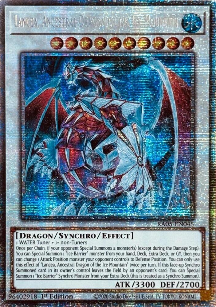 Lancea, Ancestral Dragon of the Ice Mountain (Starlight Rare) card image