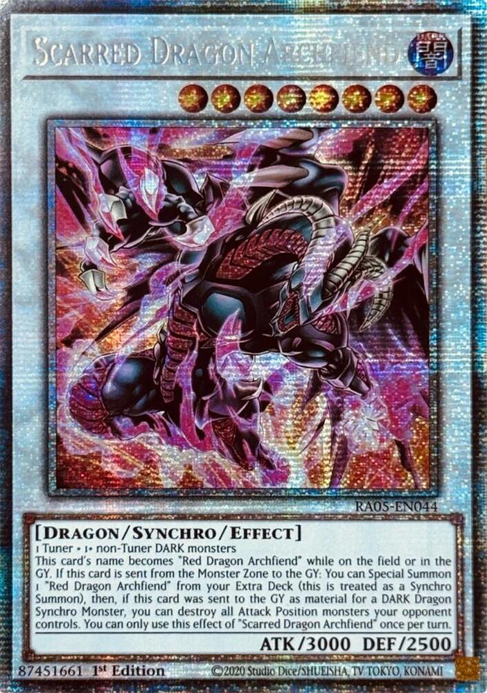 Scarred Dragon Archfiend (Starlight Rare) card image