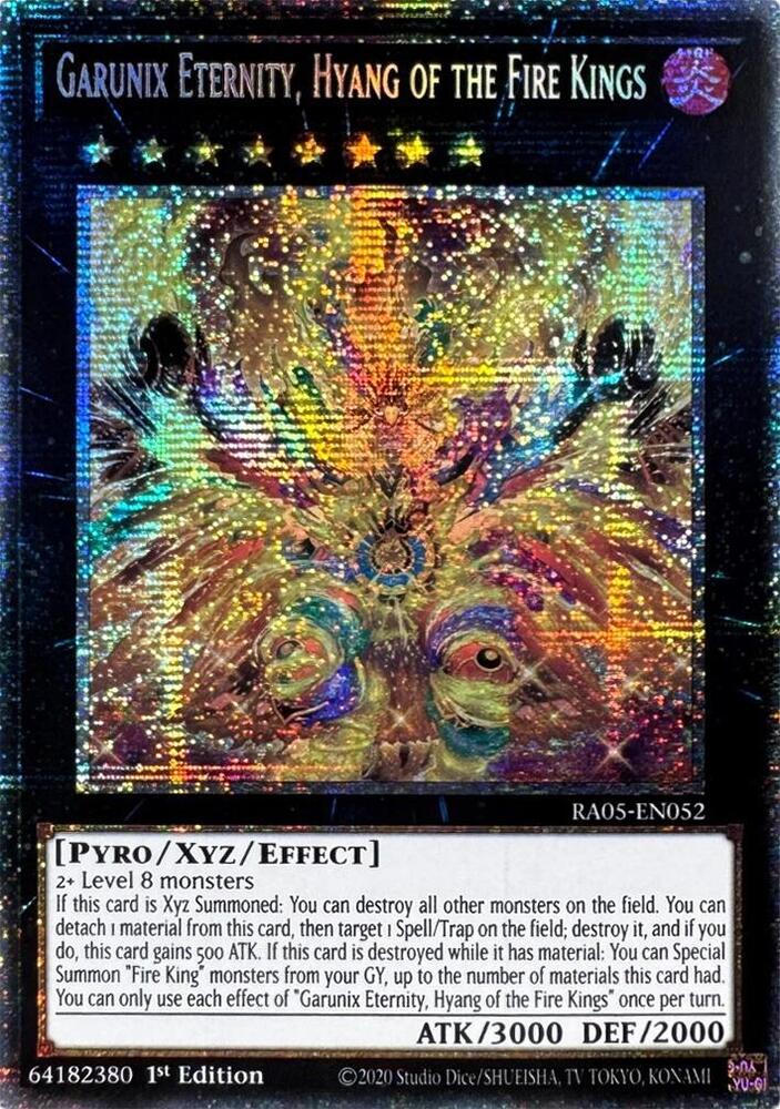 Garunix Eternity, Hyang of the Fire Kings (Starlight Rare) card image