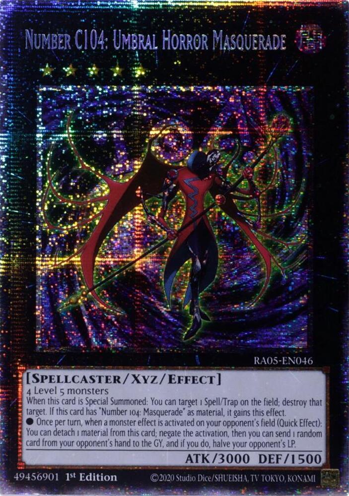 Number C104: Umbral Horror Masquerade (Starlight Rare) card image