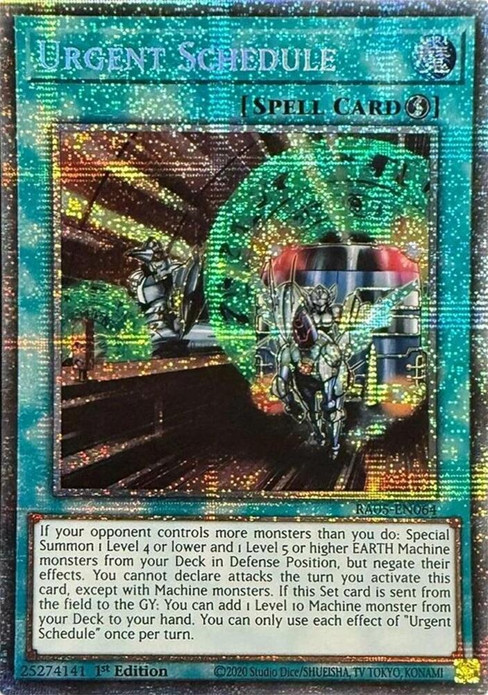 Urgent Schedule (Starlight Rare) card image