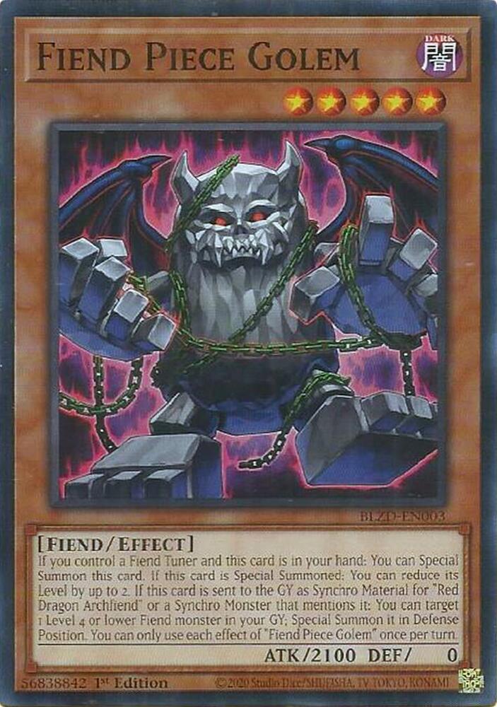 Fiend Piece Golem card image