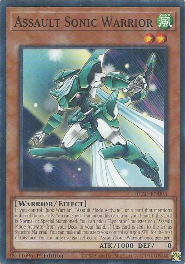 Assault Sonic Warrior card image