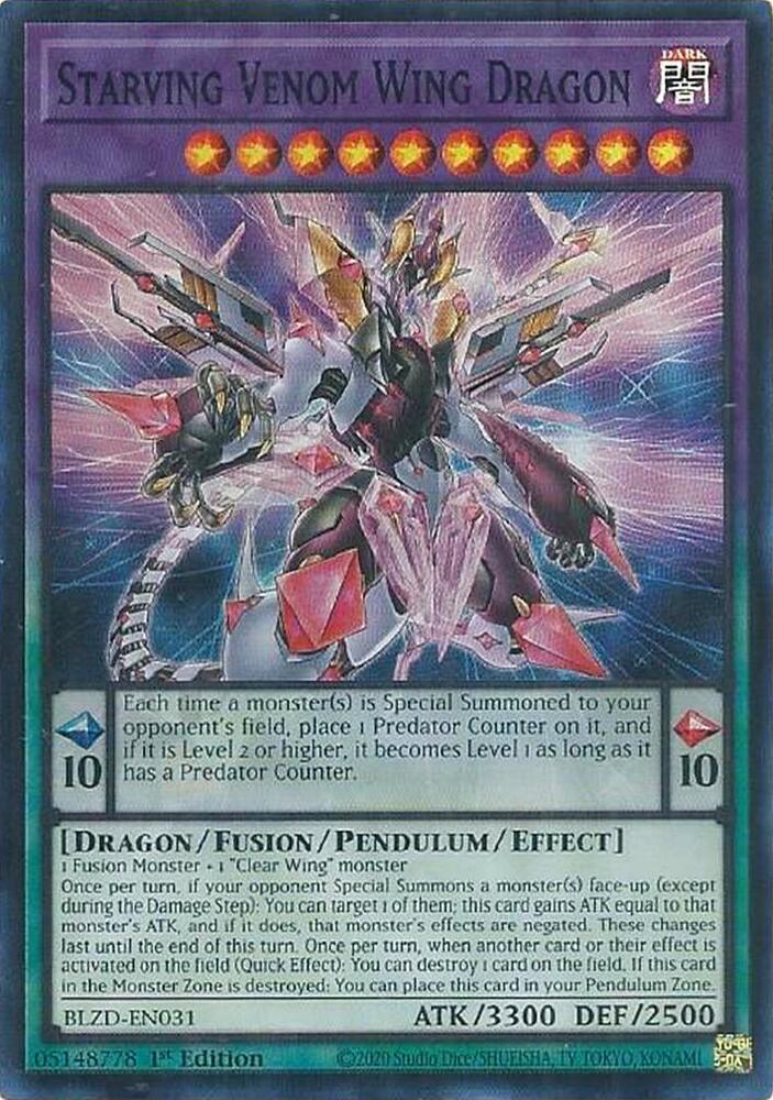 Starving Venom Wing Dragon card image