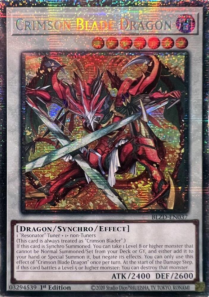 Crimson Blade Dragon (Starlight Rare) card image