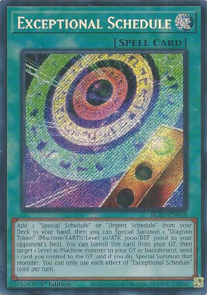 Exceptional Schedule card image