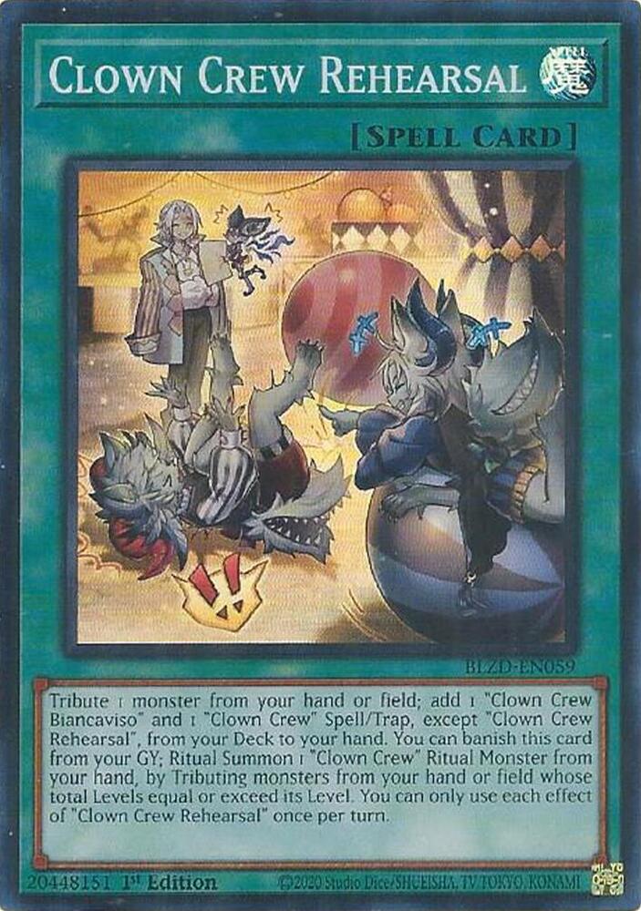 Clown Crew Rehearsal card image
