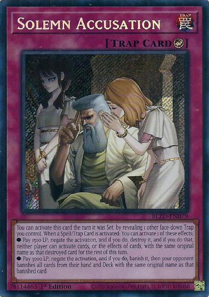 Solemn Accusation card image