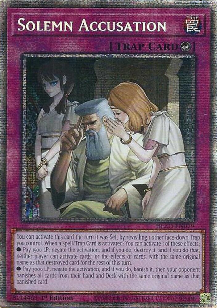 Solemn Accusation (Starlight Rare) card image
