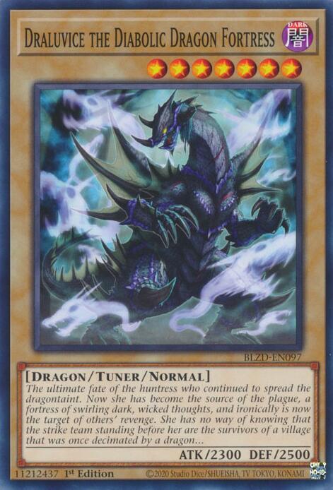 Draluvice the Diabolic Dragon Fortress card image