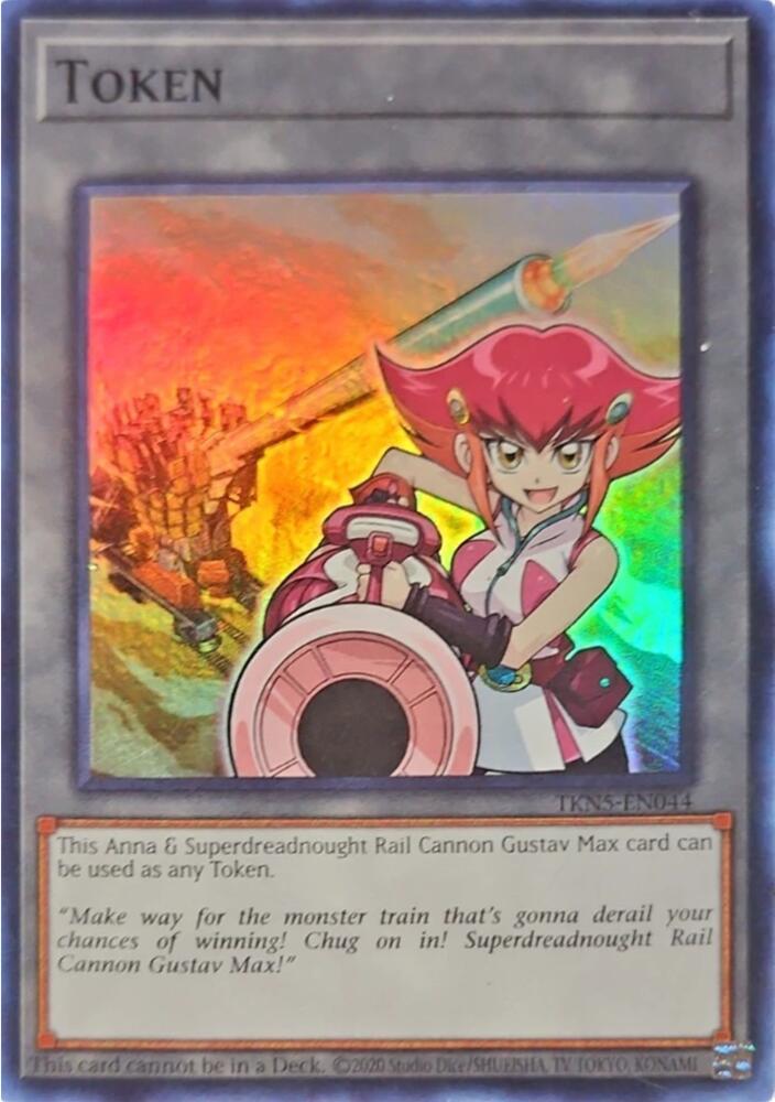 Token: Anna Kaboom & Superdreadnought Rail Cannon Gustav Max card image