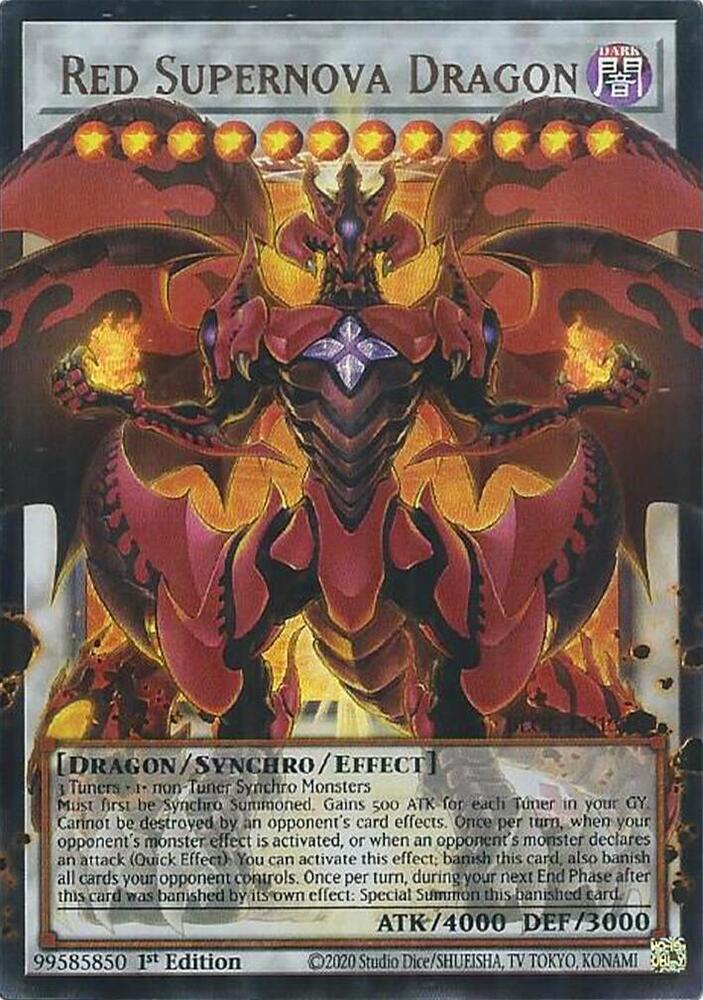 Red Supernova Dragon card image