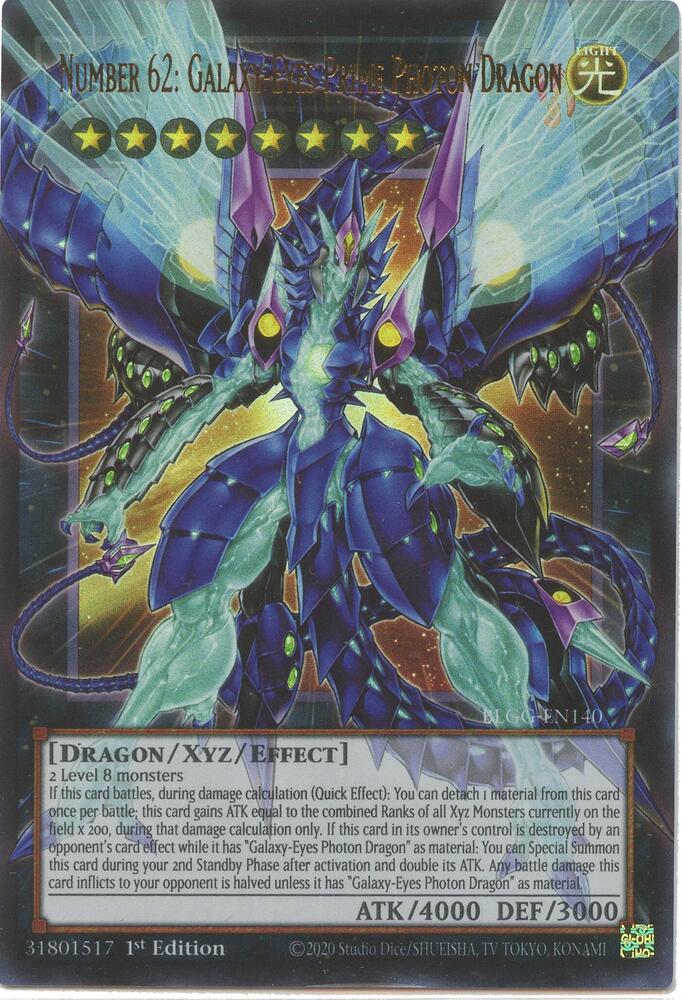 Number 62: Galaxy-Eyes Prime Photon Dragon card image