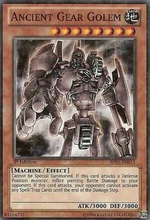 Ancient Gear Golem (Starfoil) card image